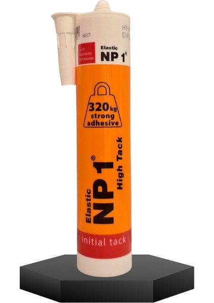 High Tack Güçlü Silikon Korniş Dış Cephe Montaj Yapıştırıcı 320KG Beyaz