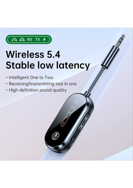 Bluetooth 5 4 Verici Adaptör Kablosuz Bluetooth 3 5mm Aux Audio Verici/uçuş Tv Araba Alıcısı (Yurt Dışından) fiyatları