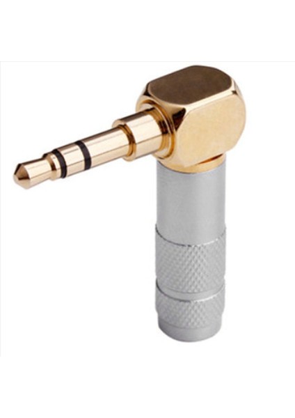 2pcs 3 5mm L Şekil Jack Gold Plactıng 90 Derece Açılı Ses Konnektörü Ses Fişi Gümüş (Yurt Dışından) modelleri