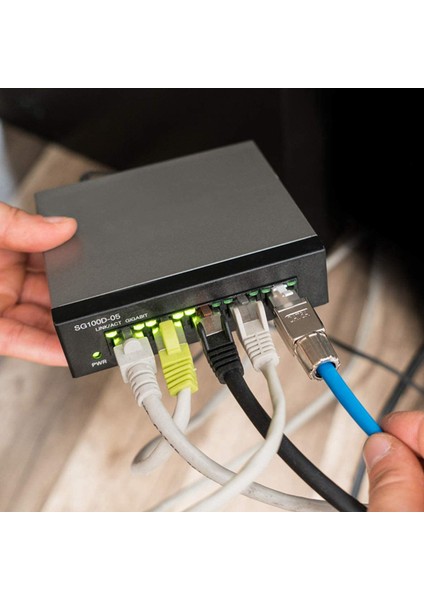 RJ45 Ağ Konektör Paketi -8 CAT6A Rj -45 Ağ Konektörleri -Kalıcı Kedi 6A Ethernet Kablo Gerinim Kaldırma Fişleri (Yurt Dışından) fırsatları