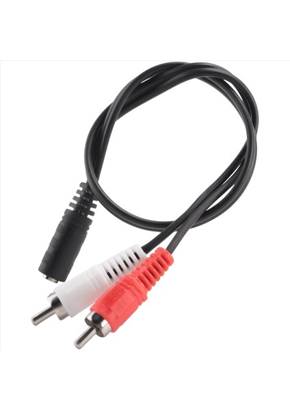 3 5 mm Stereo Dişi 2 Rca Erkek Av Kablosu Yardımcı Ses Adaptör Teli (Yurt Dışından)