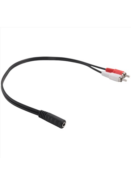 3 5 mm Stereo Dişi 2 Rca Erkek Av Kablosu Yardımcı Ses Adaptör Teli (Yurt Dışından) fırsatları