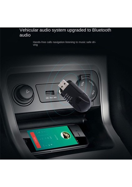 Aux Bluetooth 5 0 Fm Verici Alıcı Araba USB Bluetooth Müzik Mp3 Çalar Ev Stereo Tv Cep Telefonu Kulaklık Arabası (Yurt Dışından) fırsatları