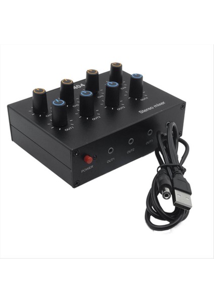 AU-404 Stero Ses Dört Dört Çocuk Çıkış Mıxor Çifli Kanal Ses Müzisi Dört Dördün (Yurt Dışından)