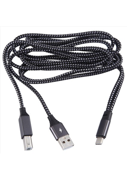 2in1 USB Yazıcı Kablosu USB C - Mıdı Kablosu USB Tip C - USB B Mısı Kablosu Müzik Enstrümanı Piyano Mıdı Klavye (Yurt Dışından) modelleri