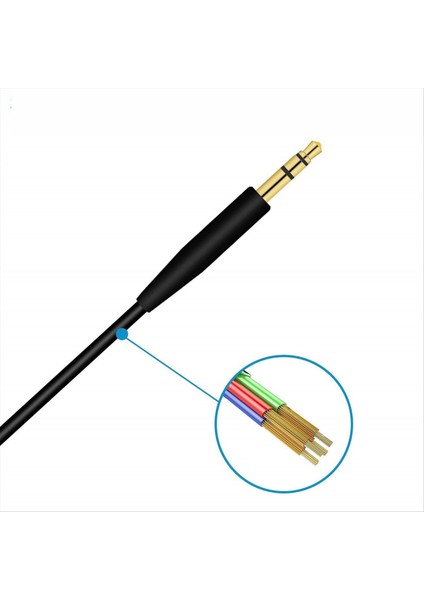 Bose QC35 Kulaklık Kablosu Için QC25 QC35 Iı QC45 Soundtrue Ses Tüklemesi 3 5 Ila 2 5 Taşınabilir Çift Kayıt Kablosu Siyah (Yurt Dışından) indirimleri