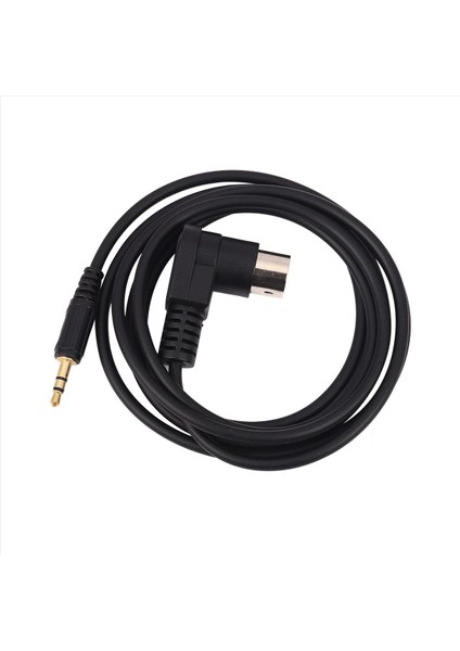 2x Araç 3 5mm Aux Giriş Adaptör Ses Kablosu Mini Jack Aux 8 Pimli M-Bus CD Değiştirici Kablosu Alpin Altın Fişi (Yurt Dışından) fırsatları