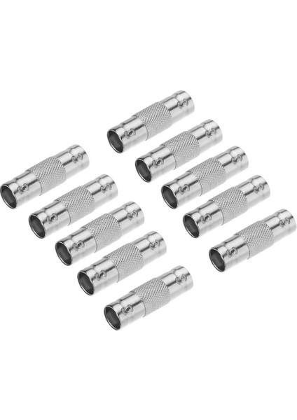 10PCS Bnc Dişi To Bnc Dişi Cctv Güvenlik Kamera Adaptörü Cctv Sistemi Için Düz Konnektör Gümüş (Yurt Dışından) fiyatları