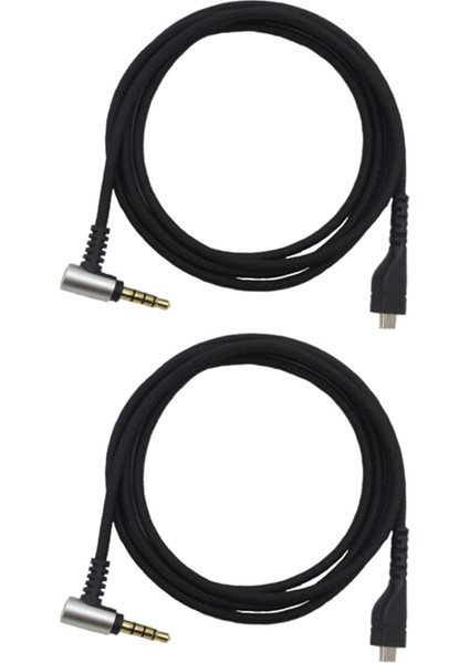 Steelseries Için 2x Yedek 3 5mm Ses Kablosu Arctis 3 Arctis Pro Kablosuz Arctis 5 Arctis 7 (Yurt Dışından)