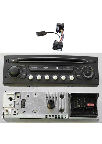 2pcs Araba Audio Bluetooth 5 0 Alıcı Aux Aux Aux Adaptörü Citroen C2 C5 RD45 Rd4 Radyo Modülü Bluetooth Aux Kablosu (Yurt Dışından) fiyatları