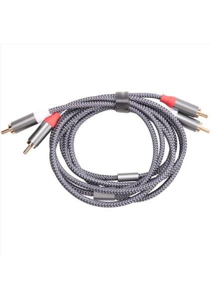 2x Rca Stereo Kablo [6ft/1 8m Çift Korumalı Altın Kaplama] 2rca Erkek Ila 2rca Erkek Stereo Ses Kablosu Ev Sineması Için (Yurt Dışından) fiyatları