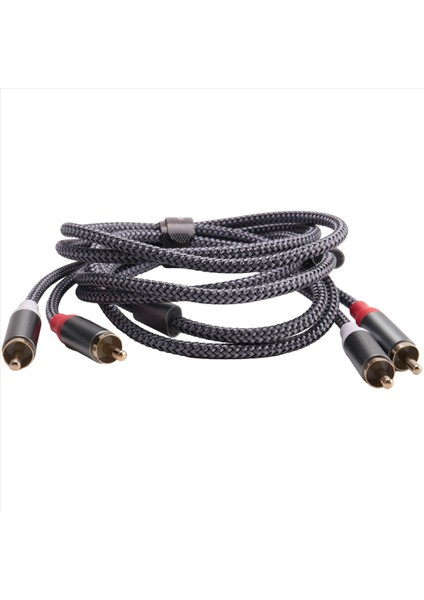 2x Rca Stereo Kablo [6ft/1 8m Çift Korumalı Altın Kaplama] 2rca Erkek Ila 2rca Erkek Stereo Ses Kablosu Ev Sineması Için (Yurt Dışından) fırsatları