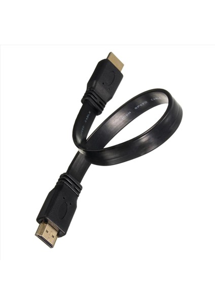 5x Kısa HDMI Erkek - Erkek Fiş Düz Kablo Kablosu Sesli Video Için Tam Hd Hdtv Tv Ps3 (Yurt Dışından) fiyatları