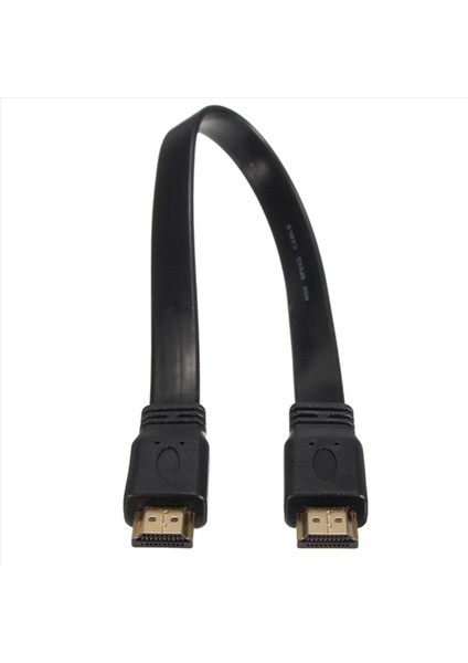5x Kısa HDMI Erkek - Erkek Fiş Düz Kablo Kablosu Sesli Video Için Tam Hd Hdtv Tv Ps3 (Yurt Dışından) modelleri