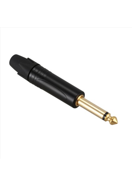 Altın Kaplama 80 Pcs Fiş Mono Professional 2 Kutup 6 35 mm 6 5mm Stereo Jack Fiş Nötrik 6 35MM Jack Siyah (Yurt Dışından) fiyatları