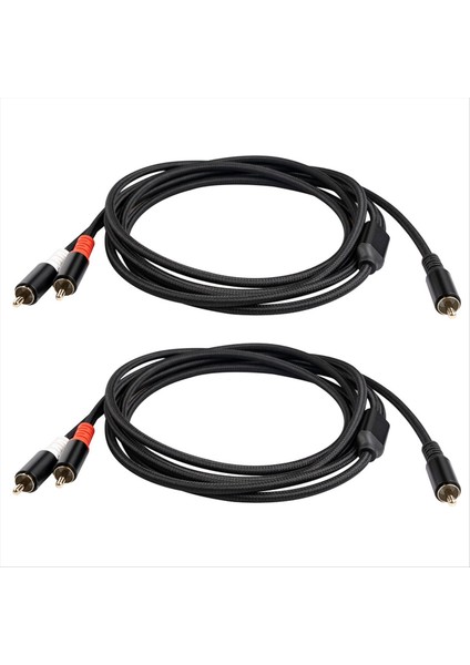 2x Rca Y Adaptör Kablosu Subwoofer Y Kablosu 1x Rca Ila 2x Rac Ses Kablosu 1 Rca Ila 2 Rca Güç Amplifikatör Ses Kablosu 3 Metre (Yurt Dışından) fiyatları