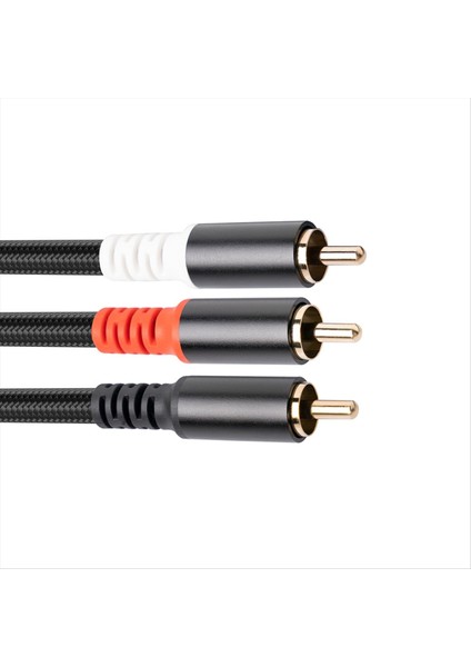 2x Rca Y Adaptör Kablosu Subwoofer Y Kablosu 1x Rca Ila 2x Rac Ses Kablosu 1 Rca Ila 2 Rca Güç Amplifikatör Ses Kablosu 3 Metre (Yurt Dışından) fırsatları