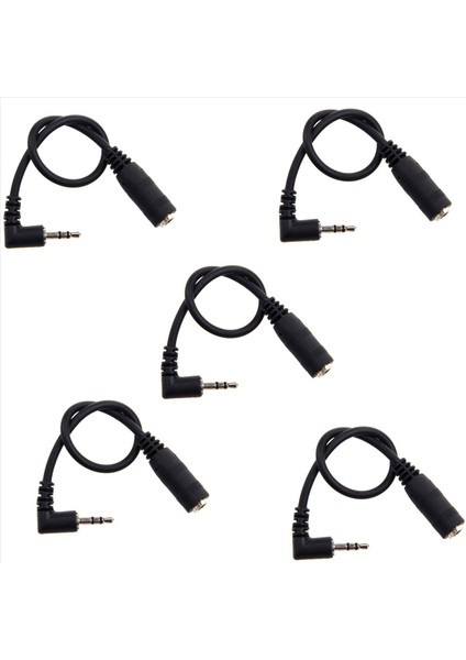 5pcs 2 5mm (Erkek) Ila 3 5 mm (Dişi) Stereo Ses Jak Adaptörü (Yurt Dışından)
