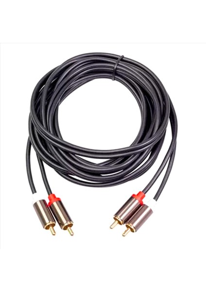 2x 2rca-2 Rca Erkek-Erkek Ses Kablosu Altın Kaplama Rca Ses Kablosu Ev Sineması DVD Tv CD Amplifikatör Ses Kutusu (Yurt Dışından) fiyatları