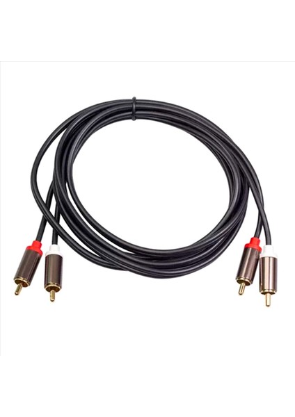 2x 2rca-2 Rca Erkek-Erkek Ses Kablosu Altın Kaplama Rca Ses Kablosu Ev Sineması DVD Tv CD Amplifikatör Ses Kutusu (Yurt Dışından) modelleri