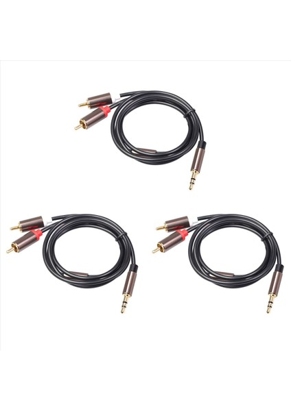 3x Rca Kablo Hifi Stereo 3 5mm Ila 2rca Ses Kablosu Aux Aux Rca Kabacı Amplifiker Için Asoyo Araç Aux Cep Telefonu (Yurt Dışından)