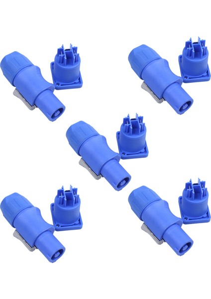 5 Set Powercon Tip A NAC3FCA+NAC3MPA-1 Şasi Fiş Paneli Konektörü (Yurt Dışından)