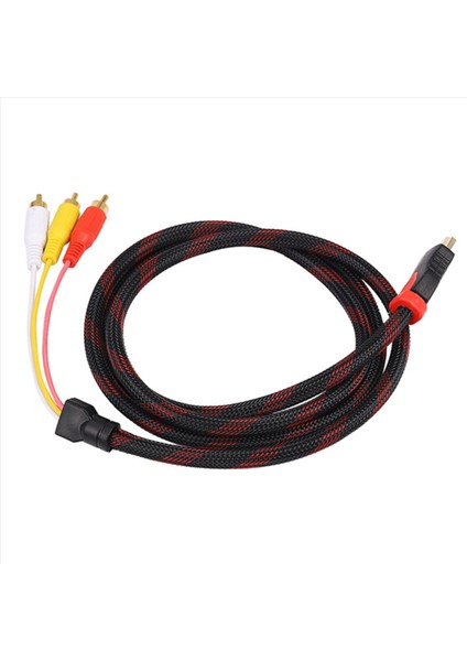 Xbox One Wii Için Ps3 Ps4 Için 2x HDMI Erkek - Rca Video Av Kablo Adaptörü En Yeni (Yurt Dışından) fiyatları