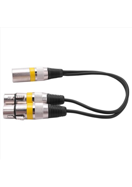 4pcs 30CM 3pin Xlr Erkek - 2 Xlr Dişi Ses Uzatma Kablosu Y Mıc Mıxer Kayıcı Dj Kablosu Için Ayrıcı (Yurt Dışından) fiyatları