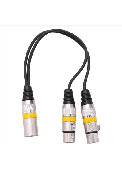 4pcs 30CM 3pin Xlr Erkek - 2 Xlr Dişi Ses Uzatma Kablosu Y Mıc Mıxer Kayıcı Dj Kablosu Için Ayrıcı (Yurt Dışından) modelleri