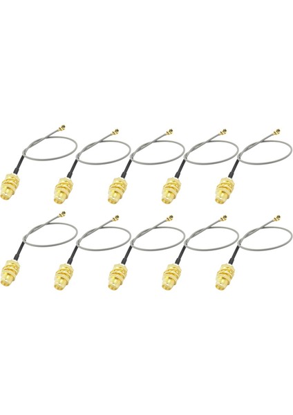 Wifi Network Için 10X U Fl Ipx - Sma Kadın Pigtail Kablosu 1 13MM (Yurt Dışından)