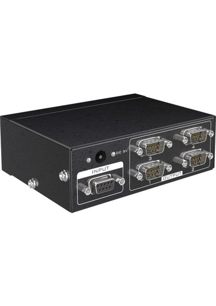 MT-RS104 Aktif Seri RS232 Ayrıştırıcı 1 Ila 4 RS232 Bi-Yönlü Anahtarlayıcı Ayırıcı 4 Ila 1 Power Adaptör-Abd Fişi ile (Yurt Dışından)