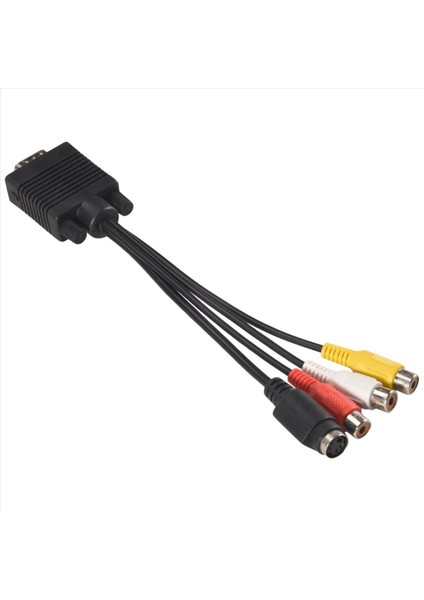 Pc Video Için Tv S-Video Rca Çıkış Kablosu&#39 Na VGA Adaptörü (Yurt Dışından) fiyatları