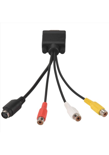 Pc Video Için Tv S-Video Rca Çıkış Kablosu&#39 Na VGA Adaptörü (Yurt Dışından) modelleri
