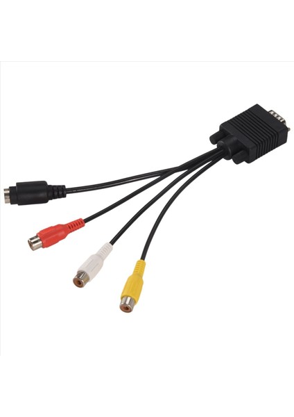 Pc Video Için Tv S-Video Rca Çıkış Kablosu&#39 Na VGA Adaptörü (Yurt Dışından) fırsatları