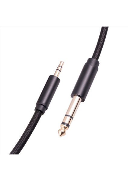 Mikser Amplifikatör Için 2pcs 3 5 mm Ila 6 35MM Adaptör Aux Kablosu 3 5 Jaktan 6 5 Jack Erkek Ila Erkek Kablosu 1 Metre (Yurt Dışından) fırsatları