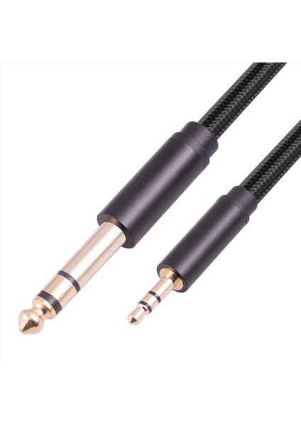 Mikser Amplifikatör Için 2pcs 3 5 mm Ila 6 35MM Adaptör Aux Kablosu 3 5 Jaktan 6 5 Jack Erkek Ila Erkek Kablosu 1 Metre (Yurt Dışından) indirimleri