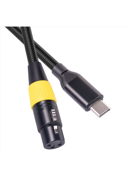 2x USB C Ila Xlr Kadın Kablo Tipi C Erkek - 3pin Xlr Kadın Mikrofon Kablo Konnektörü Bilgisayar Ses Veri Kablosu 2metre (Yurt Dışından) modelleri