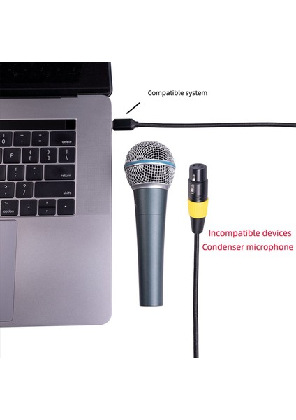 2x USB C Ila Xlr Kadın Kablo Tipi C Erkek - 3pin Xlr Kadın Mikrofon Kablo Konnektörü Bilgisayar Ses Veri Kablosu 2metre (Yurt Dışından) fırsatları