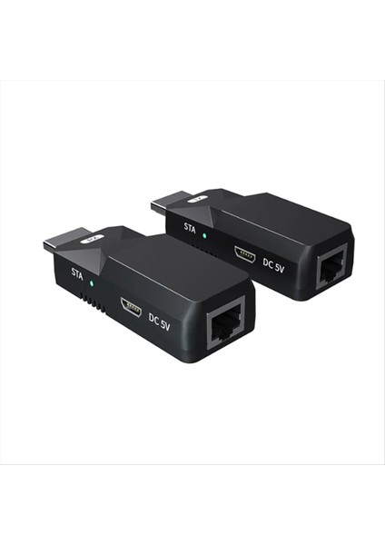 HDMI Uyumlu 165FT Ses Video 1080P Cat5 Cat6 Ethernet Kablo Iletimi Kayıpsız Sinyal Uzun Mesafe Adaptörü (Yurt Dışından)