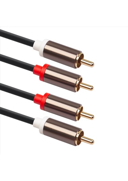 4x 2rca - 2 Rca Koaksiyel Ses Kablosu 3 5 Jack Stereo Rca Ses Kablosu Ev Sineması DVD Tv Amplifikatörü CD Soundbox (Yurt Dışından) fiyatları