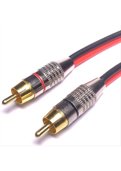 4x Hoparlör Kabloları-Rca Fişleri Adaptörü 2 Kanal (1 Ayak) (Yurt Dışından) modelleri