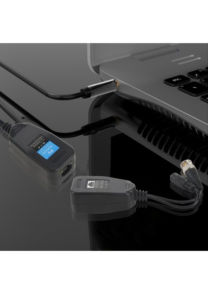 40X Hd-Cvı/tvı/ahd Pasif Video Balun Güç Konnektörü ve RJ45 Cat5 Veri Verici (Yurt Dışından) modelleri