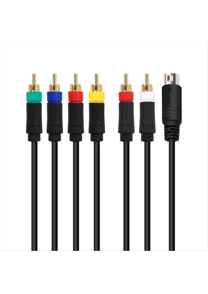 1 8m Rgb/rgbs Kablosu Mini Dın-9pin Konektör Video Konsolları Sega Mega Drıve 2 Md2 Oyun Konsolu Bnc Adaptörü ile (Yurt Dışından) modelleri