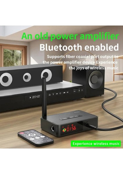 Nfc Bluetooth 5 3 Verici Alıcı 3 5mm Aux Optik 6 5mm Mikrofon/u Disk/tf Kartı Hıfı Kablosuz Ses Adaptörü (Yurt Dışından) indirimleri