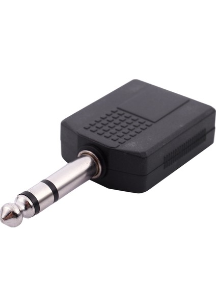 Mono 6 35MM Erkek Fişine Çift 6 35MM Kadın Soket Ayırtıcı Adaptör Bağlayıcısı (Yurt Dışından) fiyatları