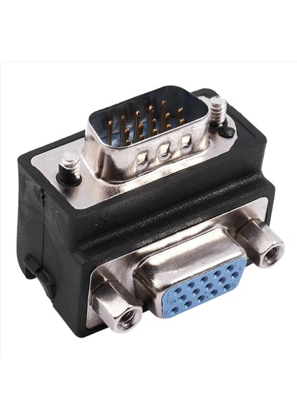 2x 15 Pimli VGA Erkek-Kadın M/f Sağ Açılı Adaptör (Yurt Dışından) fırsatları