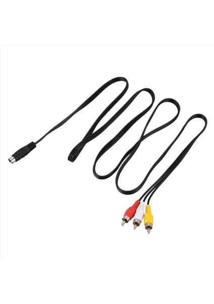 2 Adet 1 5m 4 9ft 3 Rca Erkek-4 Pin S-Video Erkek Tv Pc Dönüşüm Kablosu (Yurt Dışından) modelleri