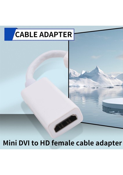 Kablo - 1102 - 0 2 - Mini Kablo Adaptörü DVI - MacBook Için HDMI Dişi (0 20 M) Beyaz (Yurt Dışından) indirimleri