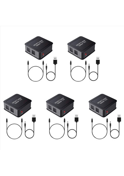 5x Dijital Optik Audio 1x3 Ayrıştırıcı Dijital Spdıf Toslink Fiber Audio Seri Dinleyici Mavi Ray DVD Hdtv Için 3&#39 Ten 1&#39 I Çıkış (Yurt Dışından)