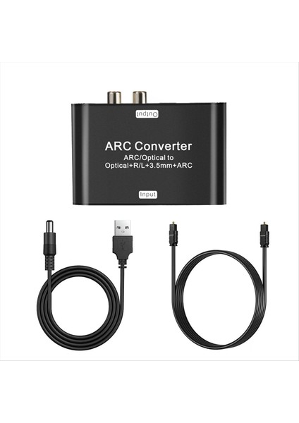 HDMI Uyumlu Sesli Geri Döner Arc Fonksiyon Optik Fiber Dijital Ses Dönüşümü Analog Sinyal Dac Ses Dönüştürücü (Yurt Dışından)
